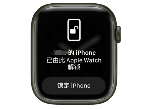 卢市镇苹果手机维修分享用 AppleWatch 解锁配备面容 ID 的 iPhone方法 